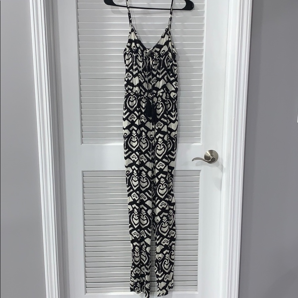 Black and white jumpsuit